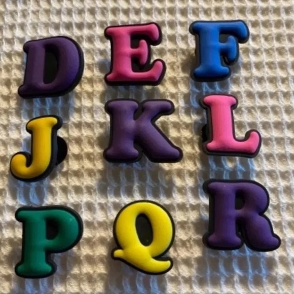 26 piece Alphabet Shoe Charms/Jibitz for Crocs - Picture 4 of 5